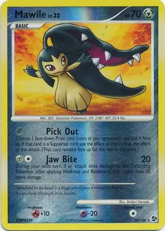 Great Encounters Mawile #24/106 reverse holo